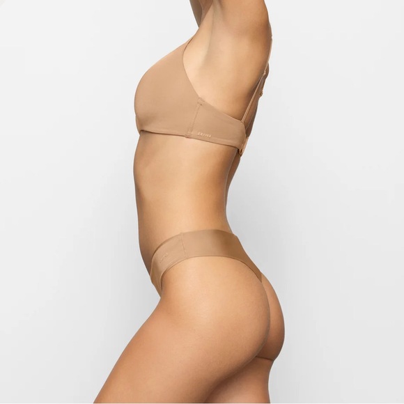 SKIMS T-Shirt Demi Bra (Wireless Form) Ochre Color Size 32C - Picture 3 of 9